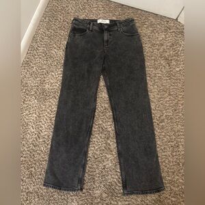 Hollister Dark Gray Straight Leg Jeans